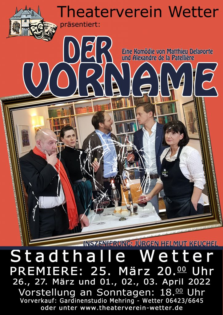 Plakat der Produktion Der Vorname